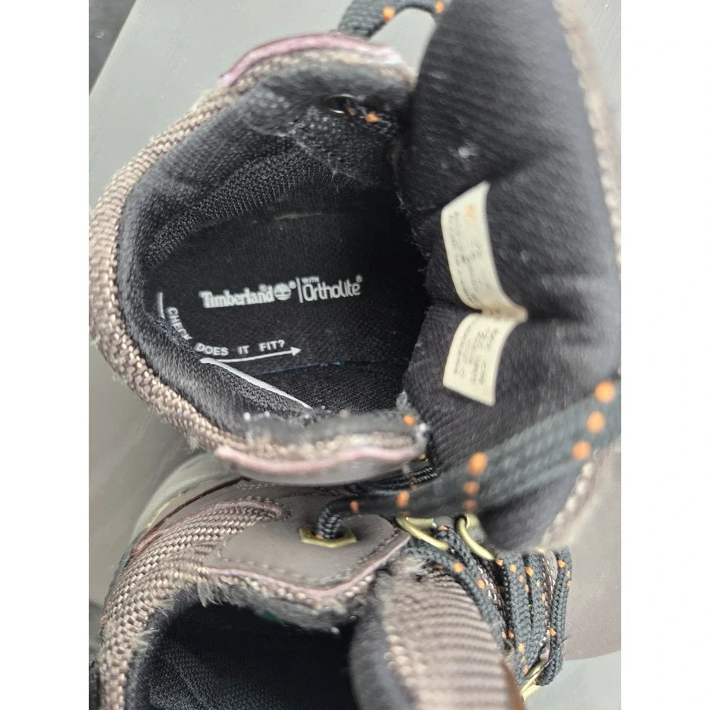 Timberland Toddler‎ Dark Brown Leather Keele Ridge Mid Hiker Boot US 7.5